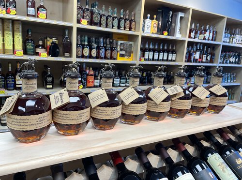 Blanton's Single Barrel Bourbon Whiskey Full Horse Collection 8 Bottles