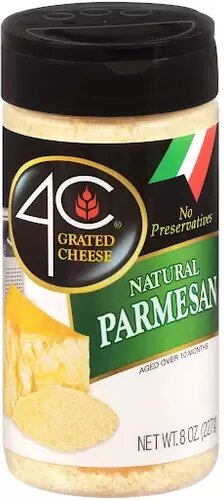 4c Grated Parmesan Cheese