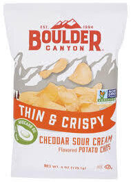 Boulder Canyon Thin & Crispy Cheddar Sour Cream