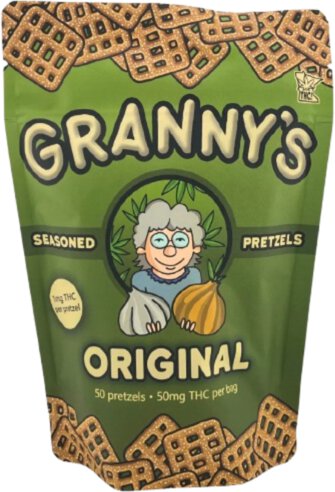 Grannys Original Pretzels 50mg THC