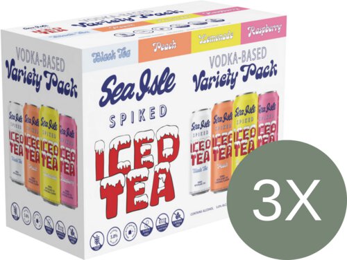 Sea Isle Spiked Iced Tea Vodka Based Variety Pack