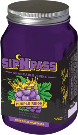 Sip N Pass Shareable Shine Purple Reign