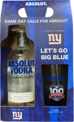 Absolut NY Giants Gift Pack
