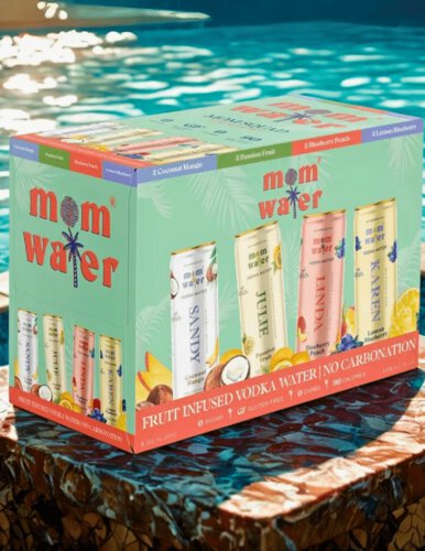 Mom Water: Meet The Mom Squad Vodka Water Variety Pack