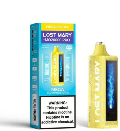 Lost Mary Mo20000 Pineapple Ice - Twin Peaks Liquor, Longmont, CO
