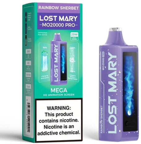 Lost Mary Vape Rainbow Sherbet Ice 20k