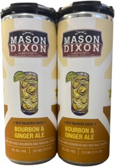 Mason Dixon Bourbon Ginger Ale