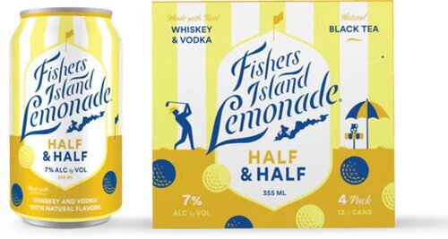 Fisher Island Half & Half 4pk Can