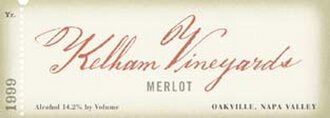 Kelham Vineyards Estate Merlot