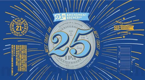 21st Amendment Brewery 25th Anniversary West Coast IPA