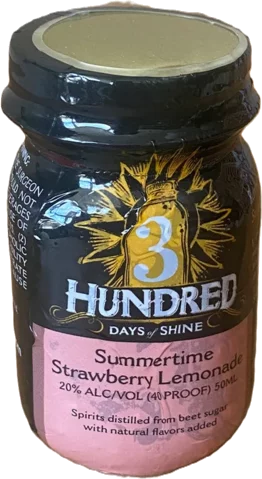 3 Hundred Days Of Shine Strawberry Lemonade Moonshine