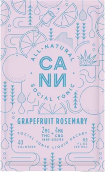 Cann Grapefruit Rosemary Roadie 2mg Thc Mixer Packet
