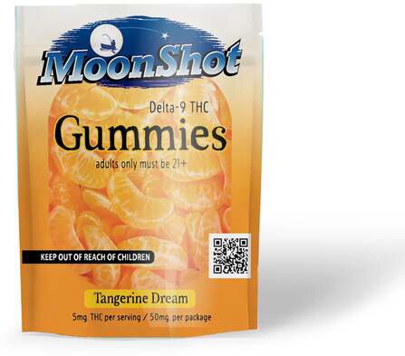 Moonshot Tangerine Dream Gummies 5mg THC