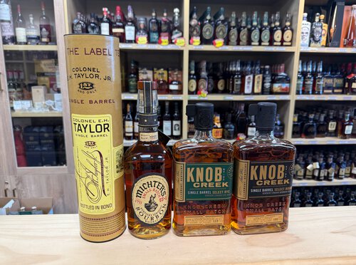 E.H. Taylor Single Barrel 4 Bottles Bundle
