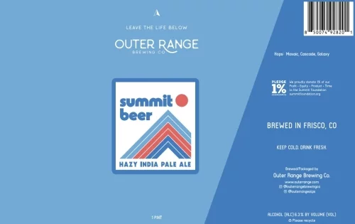 Outer Range Summit Beer IPA Cns