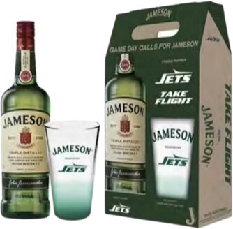 Jameson Irish Whiskey New York Jets Giftset