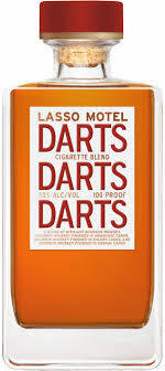 Lasso Motel Darts Cigarette Blend Straight Bourbon Armagnac Sherry And Cognac Cask Finish 100 Proof