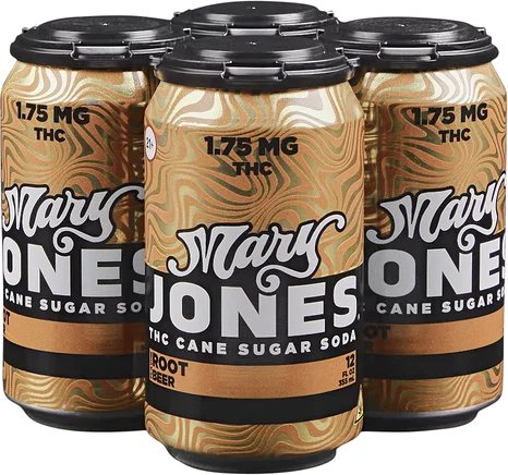 Mary Jones Root Beer 4pkc
