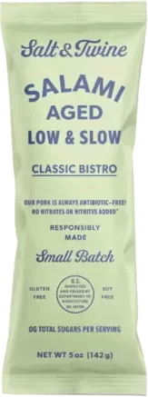 Salt and Twine Classic Bistro Chub Hard Salami