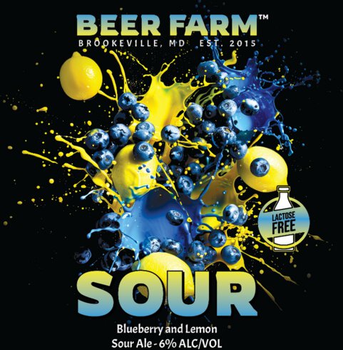 Brookeville Blueberry Lemon Sour Ale
