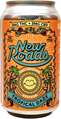 New Roads THC 3MG Tropical Daze from Two Roads Brewing