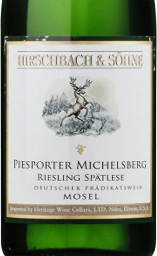 Hirschbach & Sohne Piesporter Michelsburg Spatlese