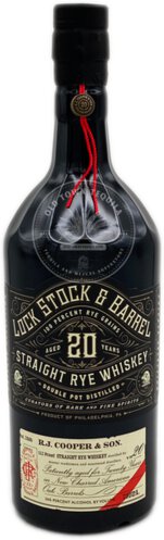 Lock Stock & Barrel 20 Year Old Straight Rye Whiskey