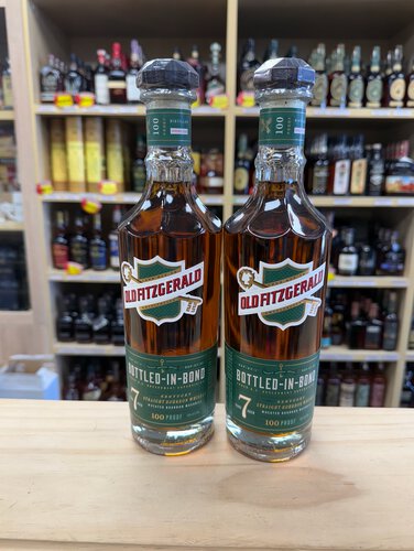 Old Fitzgerald 7 Year Old Bottled In Bond Kentucky Straight Bourbon Whiskey Bundle Deal