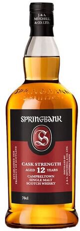 Springbank 12 Year Old Cask Strength Whisky 700ml 2025 Release 55.9
