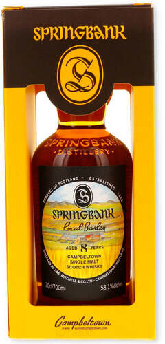 Springbank 8 year Local Barley Single Malt Scotch