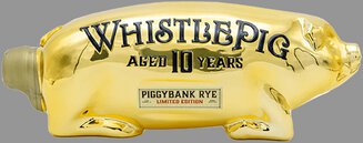 WhistlePig Piggybank Limited Gold Edition 10 Year Old Straight Rye Whiskey 2024 release