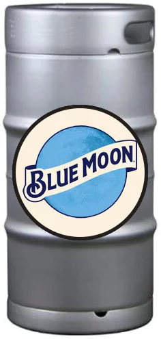 Blue Moon 1/6 Keg