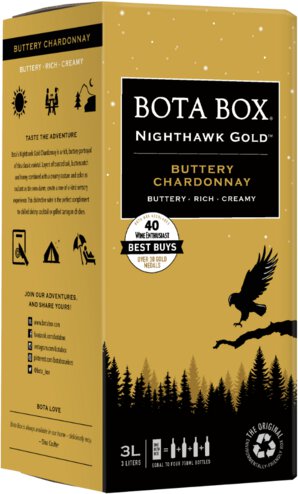 Bota Nighthawk Gold Butter Chardonnay