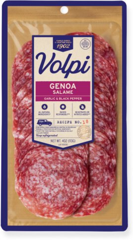 VOLPI GENOA SALAME SLICED