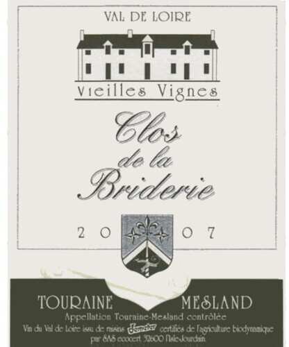 Clos De La Briderie Touraine Rouge