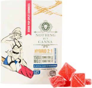 Nothing But Hemp Bomb Pop Thc 5mg Cbg 10mg 10pc Gummies