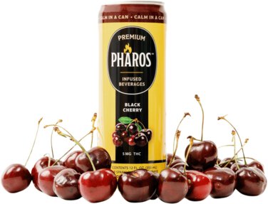 Pharos Black Cherry 5mg Thc 12oz Can