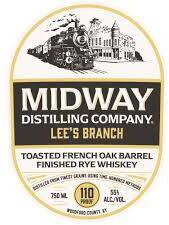 Midway Toasted French Oak Barrel Rye Whiskey