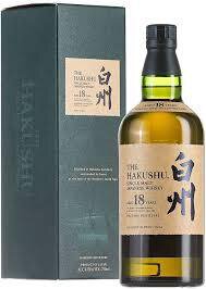 Hakushu Japanese Whisky 18 Year Old Label
