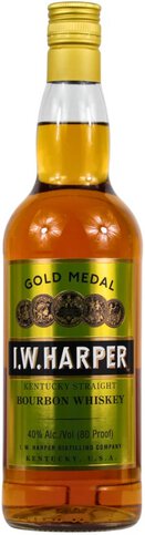 I W Harper Bourbon Whiskey Gold Medal