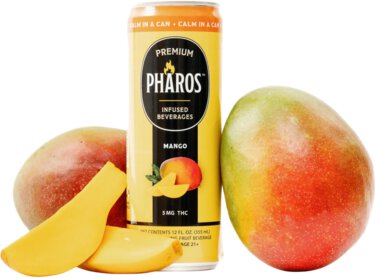 Pharos Mango 5mg Thc 12oz Can