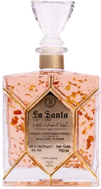 La Santa Reposado Rosa 24k Gold Tequila