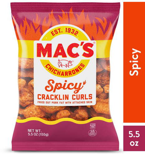 Mac's Spicy Fried Cracklin Curls