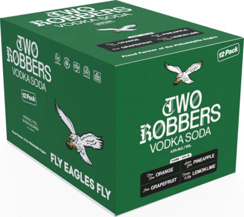 Two Robbers Vodka Soda Eagles Variety Pack
