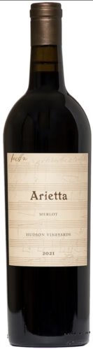 Arietta Merlot Hudson Vineyards 2021