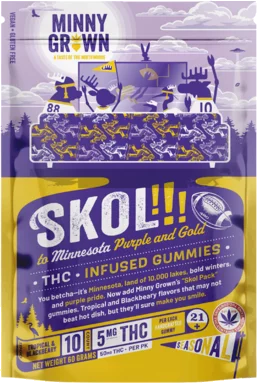 Minny Grown Skol D9 Gummies 5mg