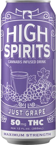 High Spirits Just Grape 50mg THC
