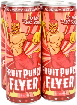 Foundry Nation Ringside Refreshers Fruit Punch Flyer 10mg Thc