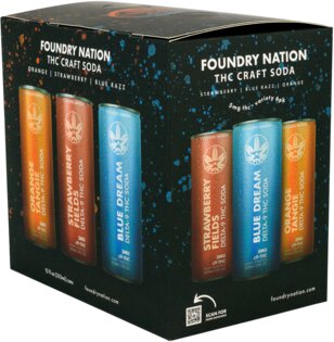 Foundry Nation Soda Variety Pack 5mg Thc