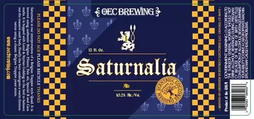 OEC Brewing Saturnalia Quadrupel